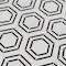 Msi Carrara Georama Nero 13 In. X 11 In. X 10Mm Polished Marble Mesh-Mounted Mosaic Tile, 10PK ZOR-MD-0233 - alternate 4